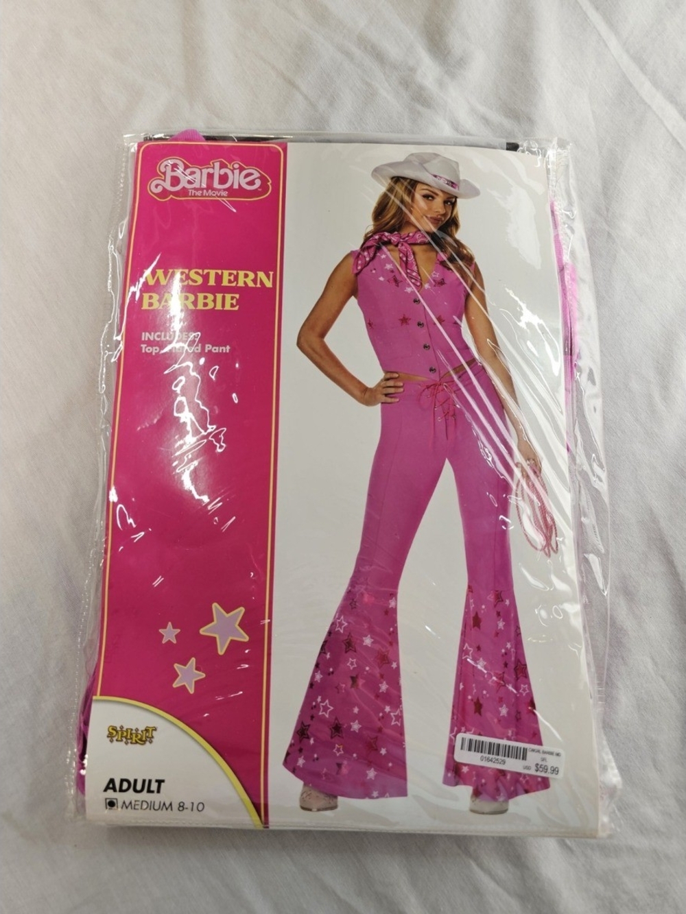 Barbie Pink Western Flare Jumpsuit